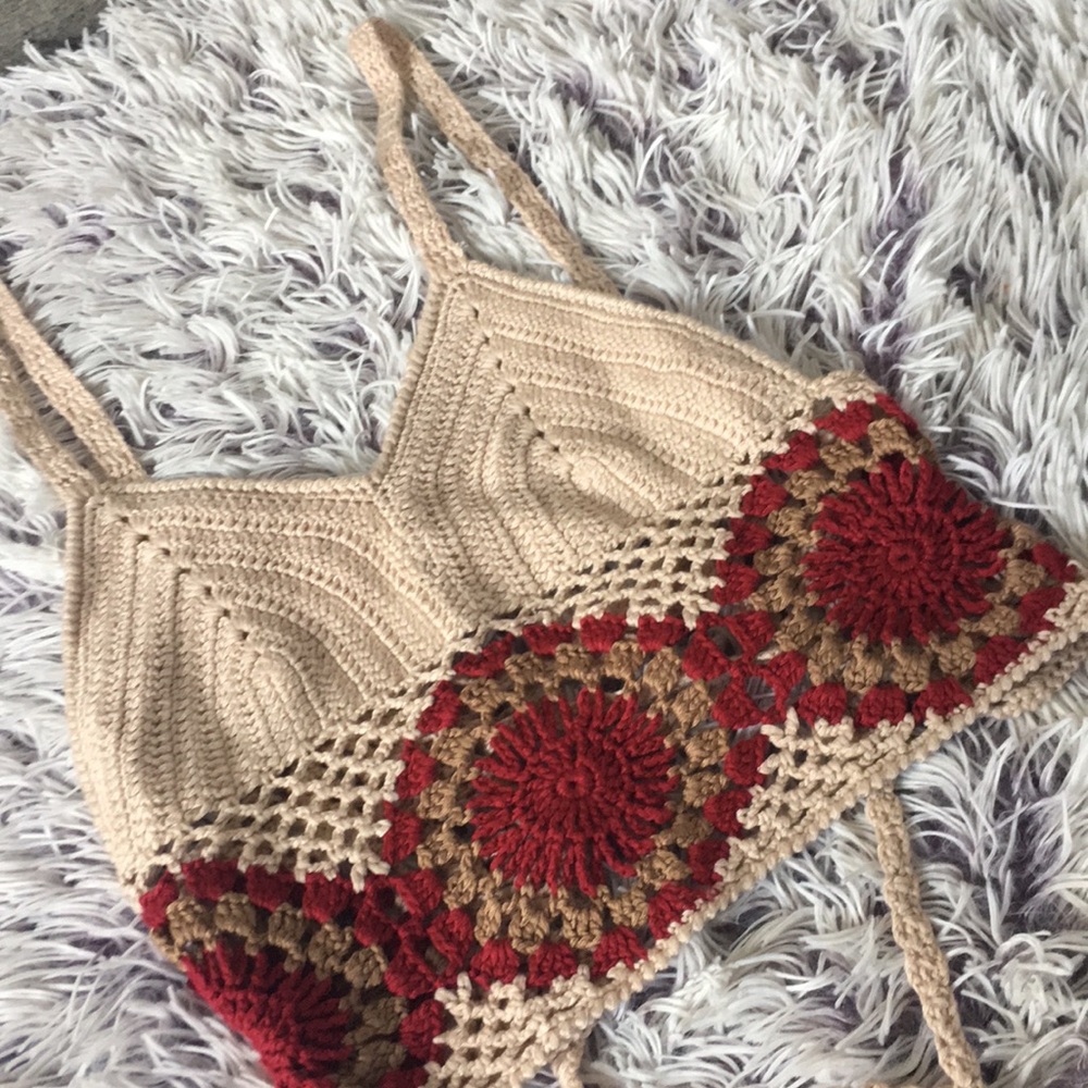 Crochet crop top